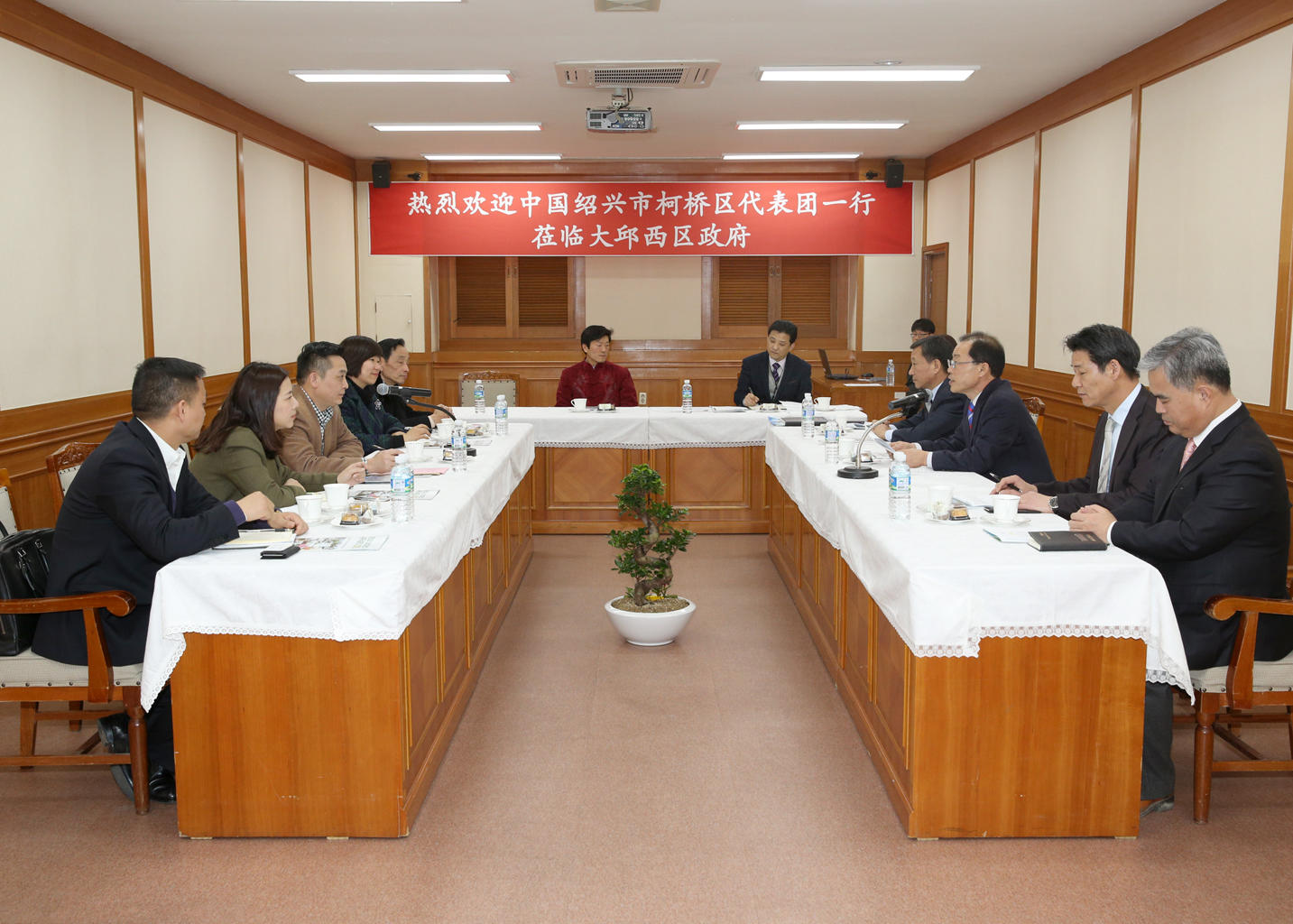 중국 샤오싱시 커치아오구 대표단 내방 (3.12. 2층회의실) 4