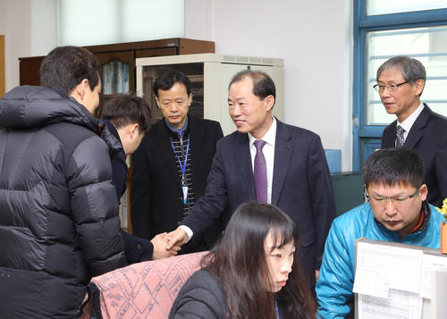 동 방문 (2015.1.13. 비산5동주민센터)