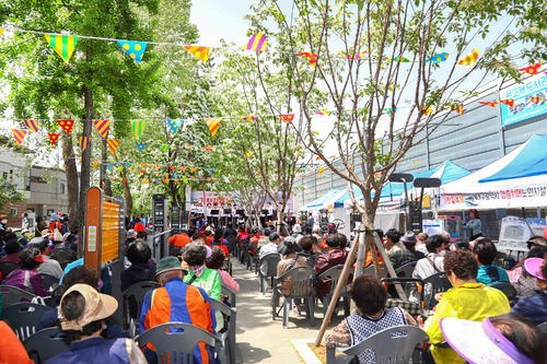 제1회 원고개마을 기찻길 축제(4.22 비산1동 철로변)
