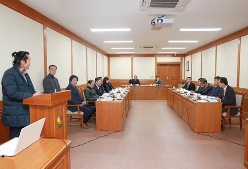 명소조성사업 용역 착수보고회 (12.12, 2층회의실)