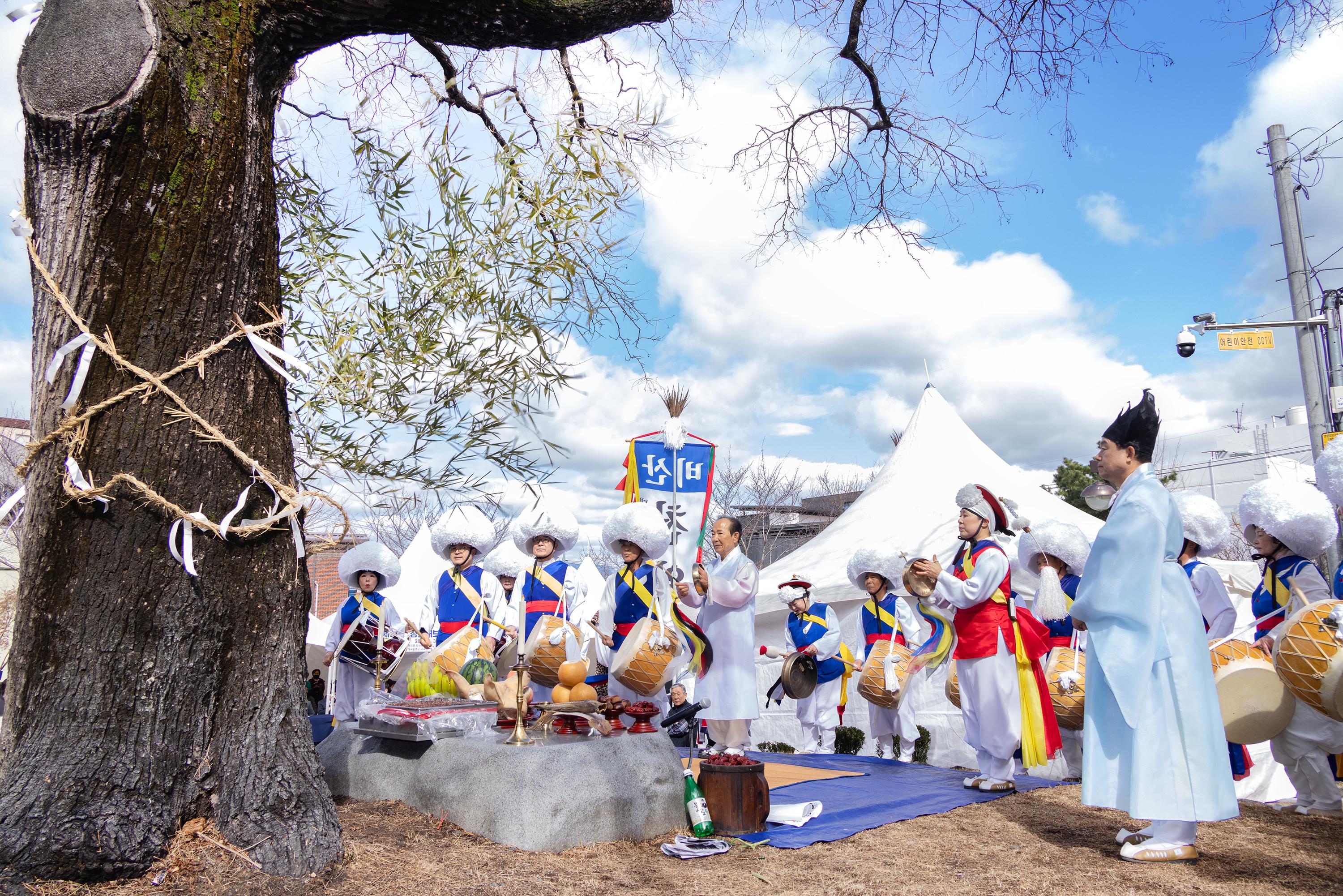 천왕메기보존회 정월대보름 동제 행사